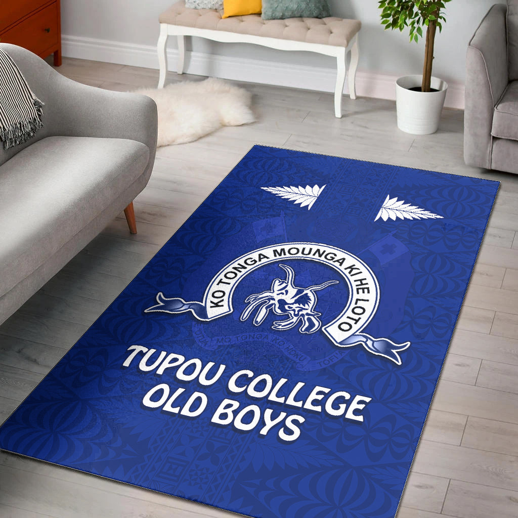 Tupou College Area Rug Always Proud of Old Boys Toloa Ver.02