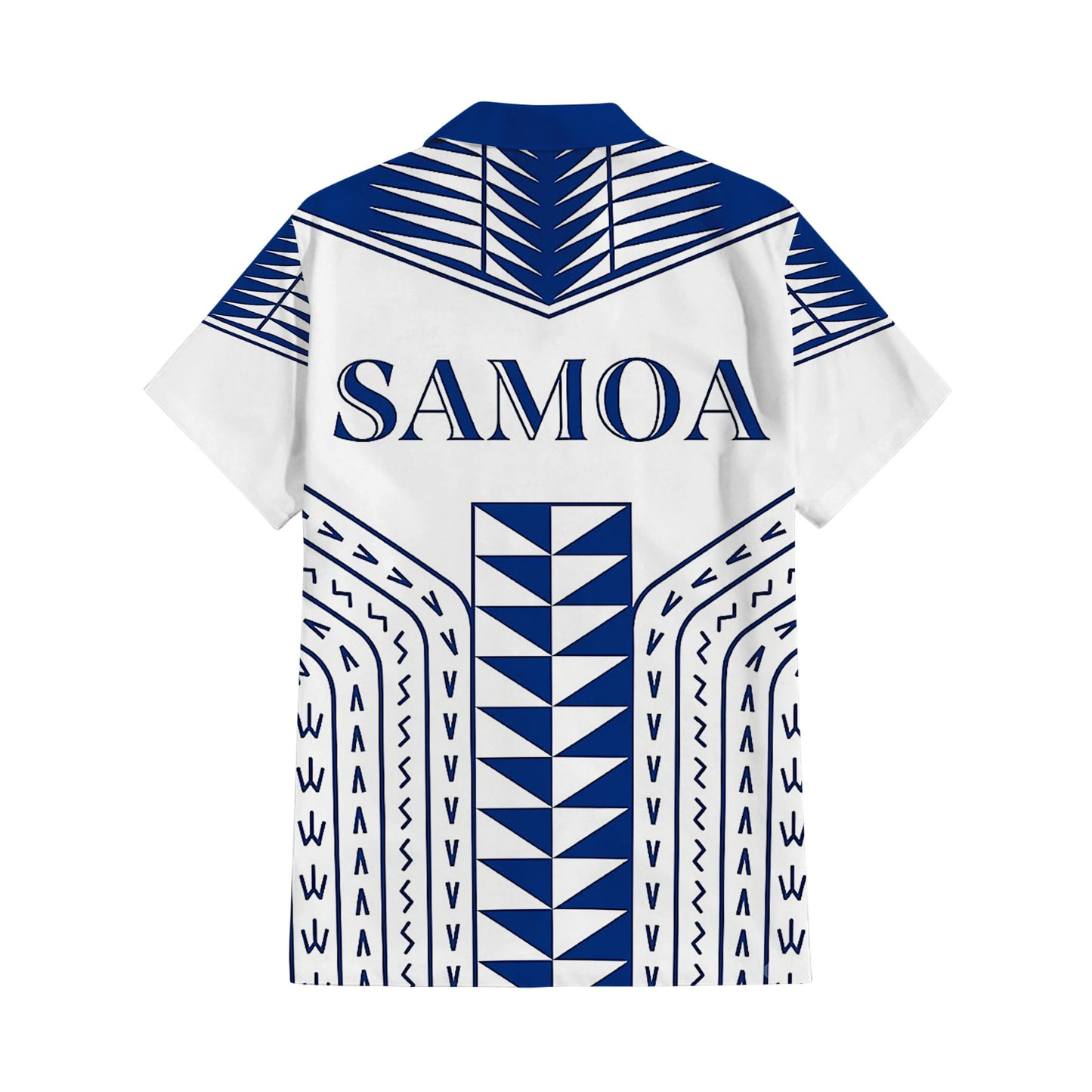 Samoa White Matching Polynesian Tribal Pattern Dress And Hawaiian Shirt For Him Her