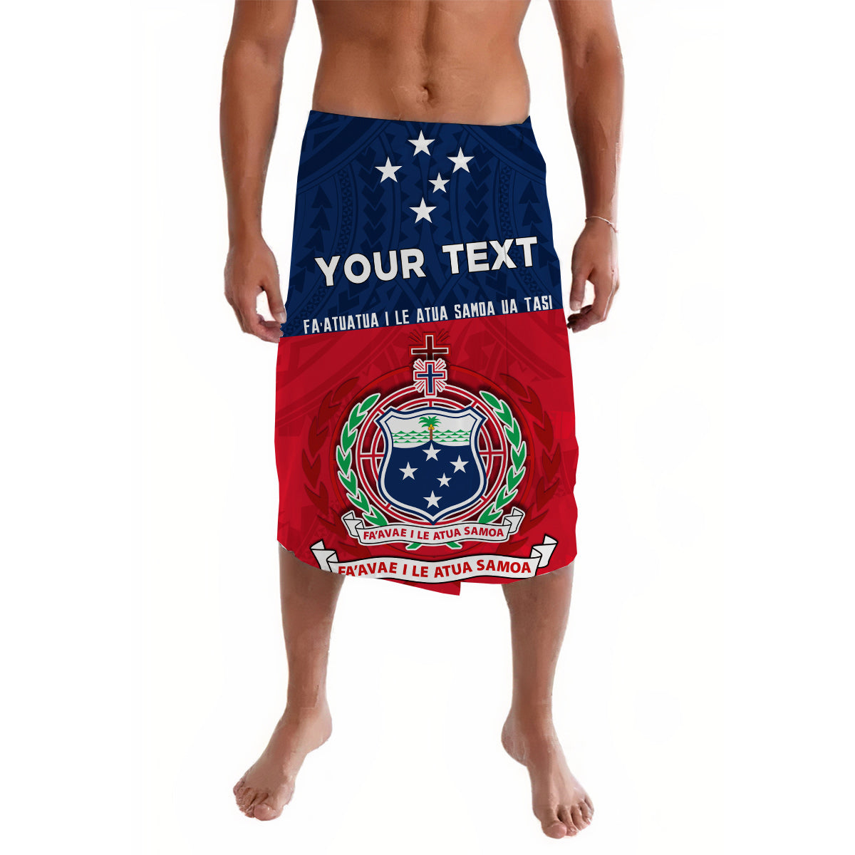 (Custom Personalised) F.A.S.T Samoa Lavalava Polynesian Enthusiasm