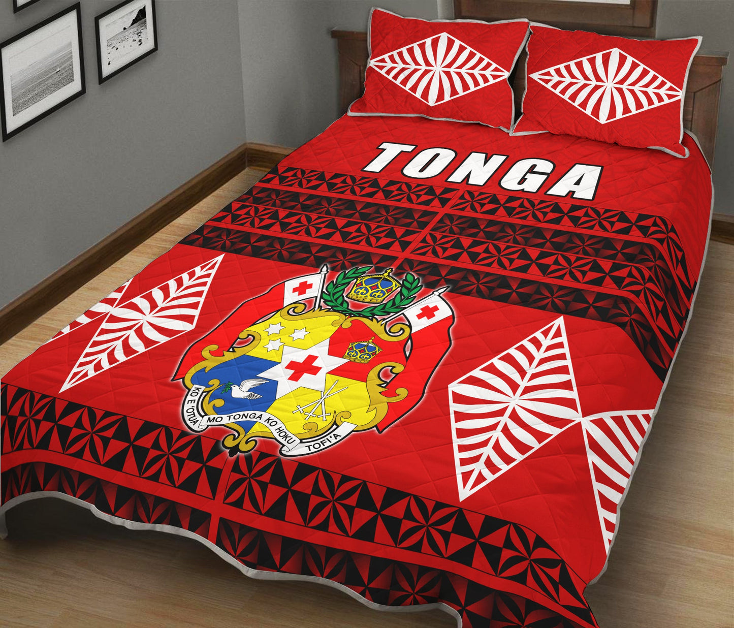 Tonga Quilt Bed Set Tongan Pattern