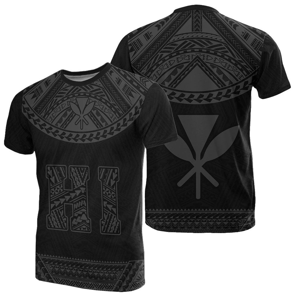 Hawaii Kanaka Polynesian T Shirt Divinity Gray