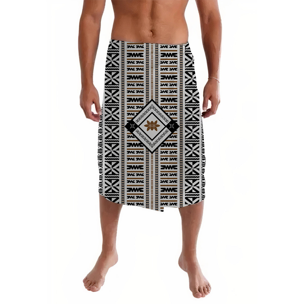 Fiji Lavalava Simple Tapa Pattern Ver.03