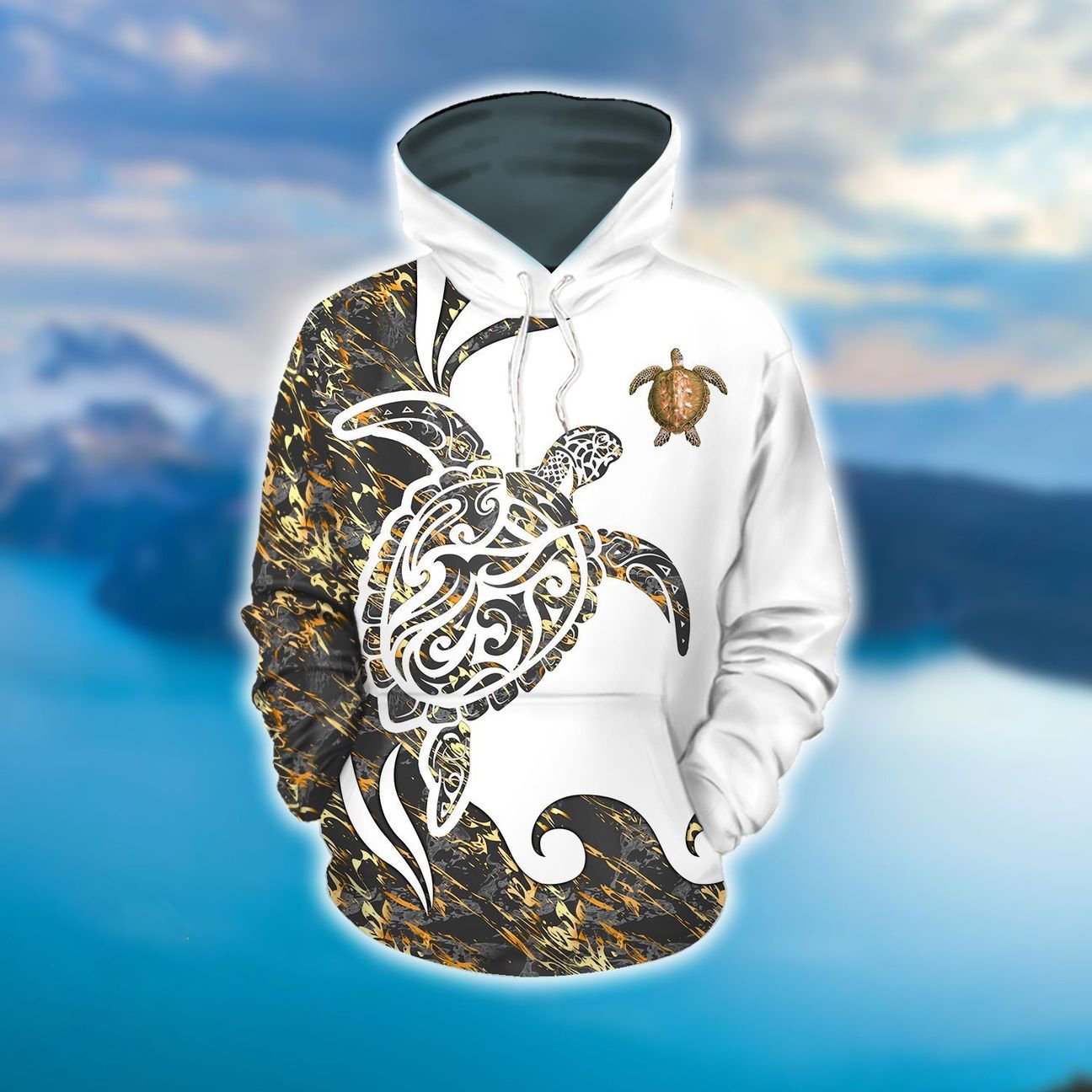 Hawaii Turtle Hoodie Dora Style AH