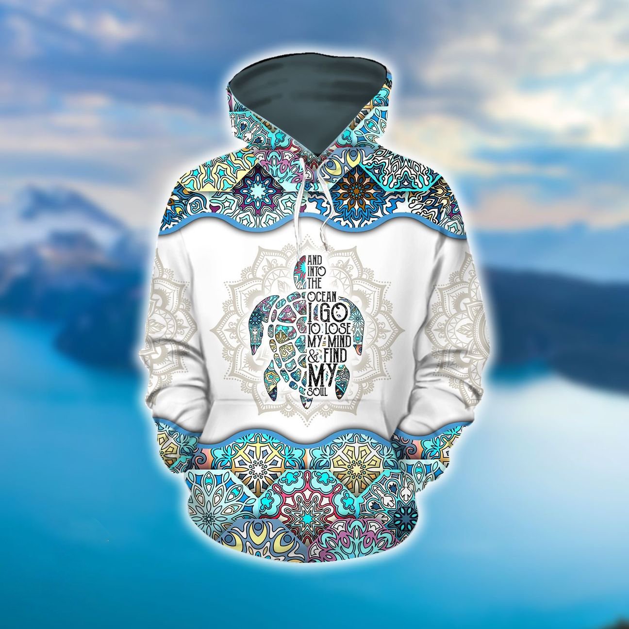Hawaii Sea Turtle My Mind Hoodie AH