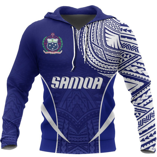 Samoa Active Special Hoodie Samoa Coat Of Arms Polynesian Tattoo A7
