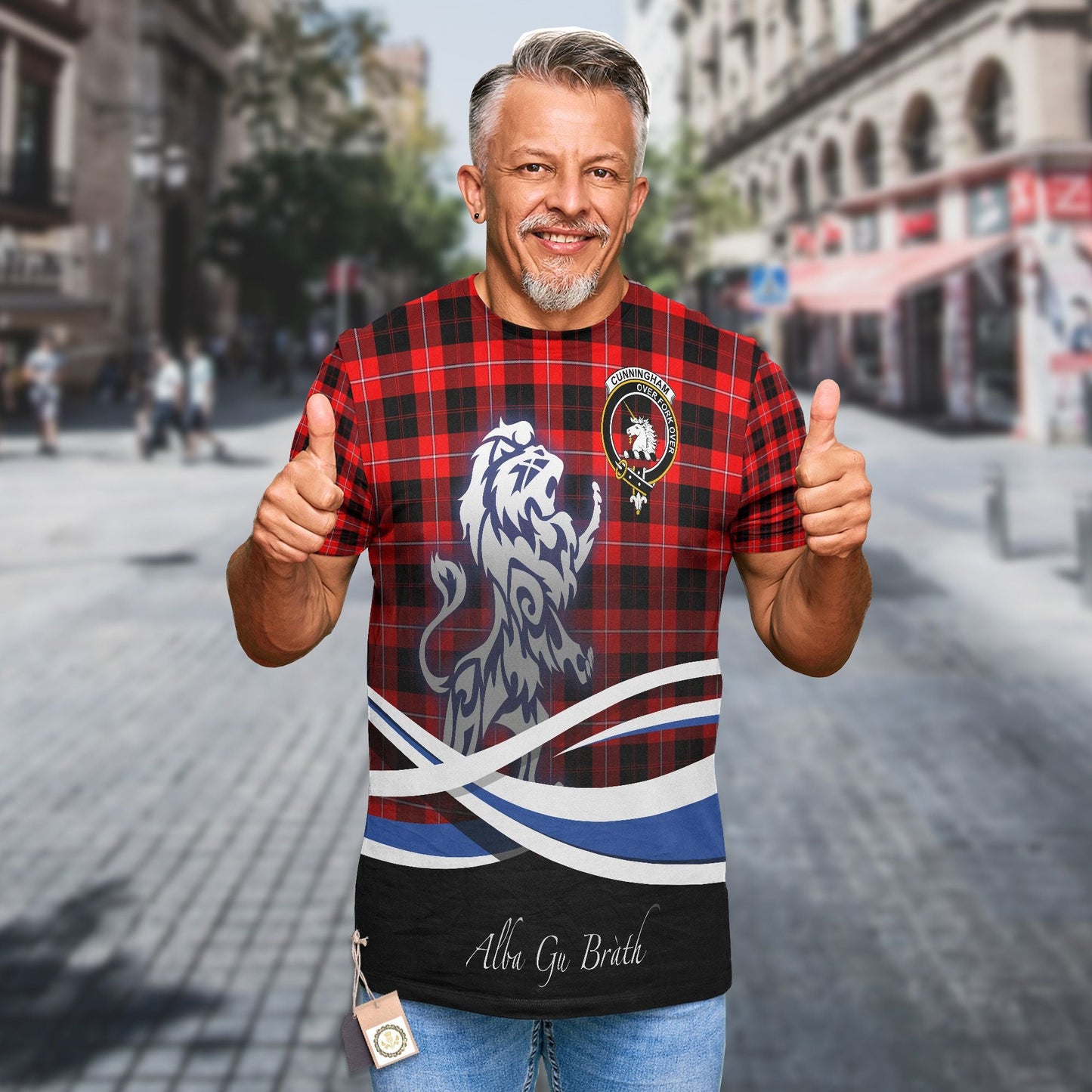 Printivon Cunningham Clan Crest Alba Gu Brath T Shirt Scotland Gift