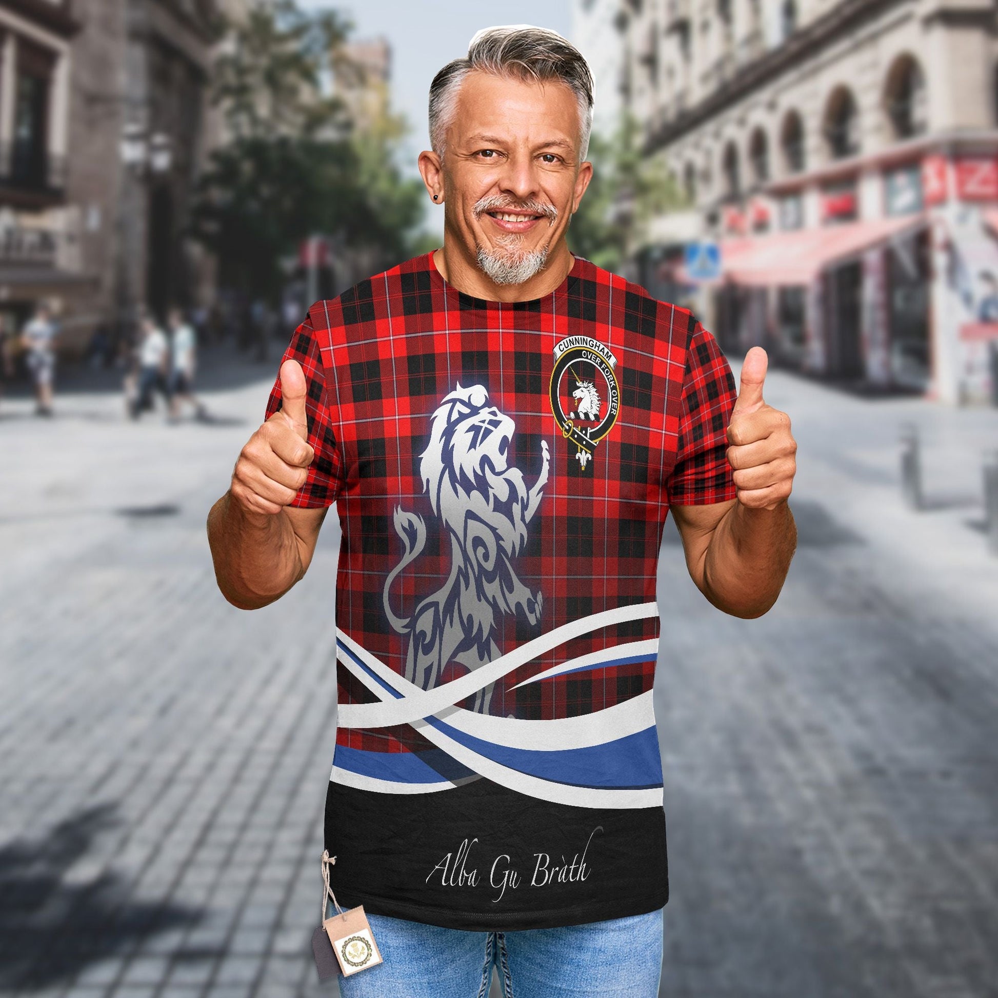 Printivon Cunningham Clan Crest Alba Gu Brath T Shirt Scotland Gift