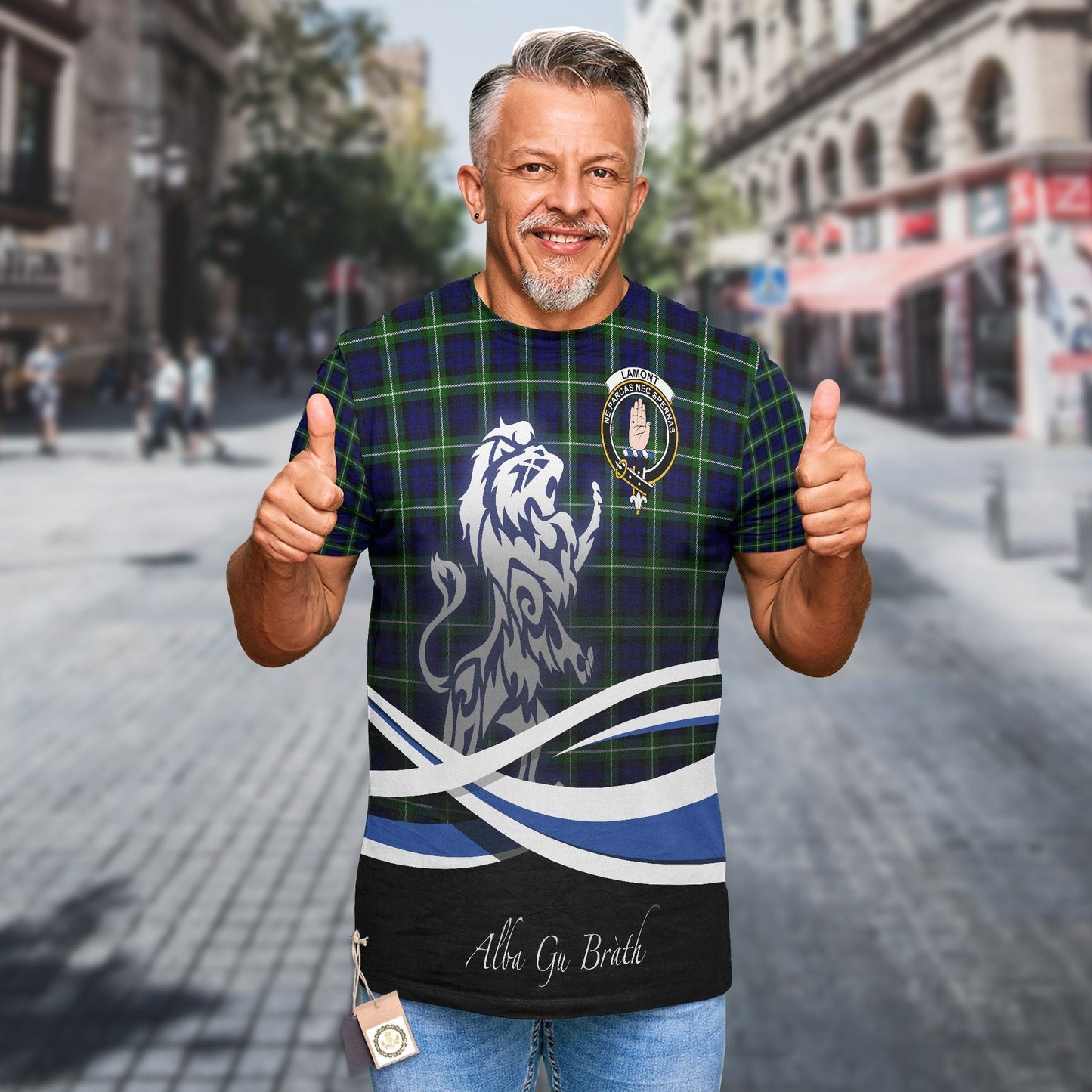 Printivon Lamont Clan Crest Alba Gu Brath T Shirt Scotland Gift