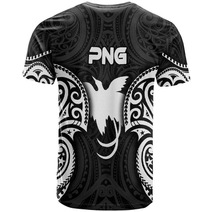 Papua New Guinea Polynesian T - Shirt - Png Spirit White