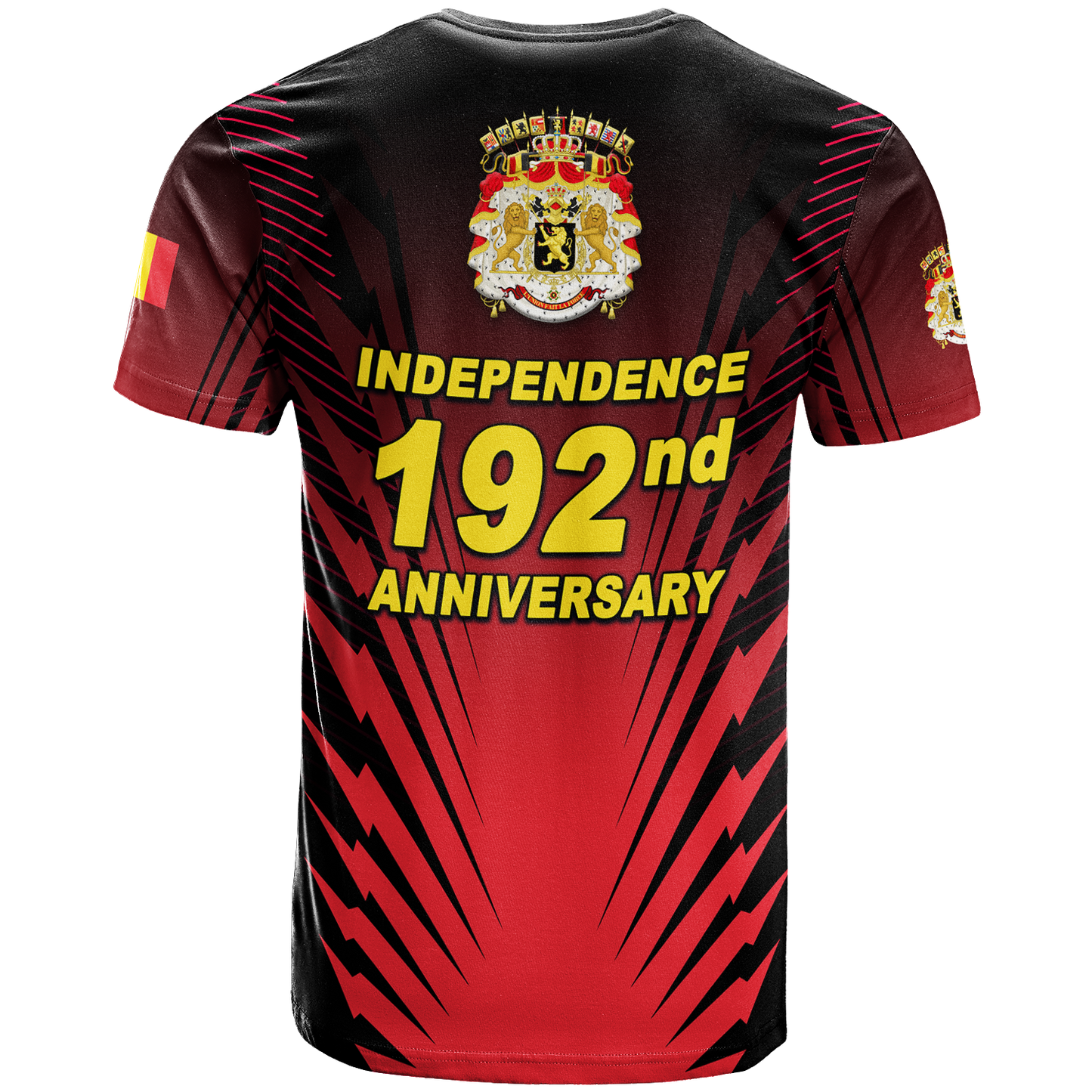 Belgium Independence Day Coat Of Arms T Shirt