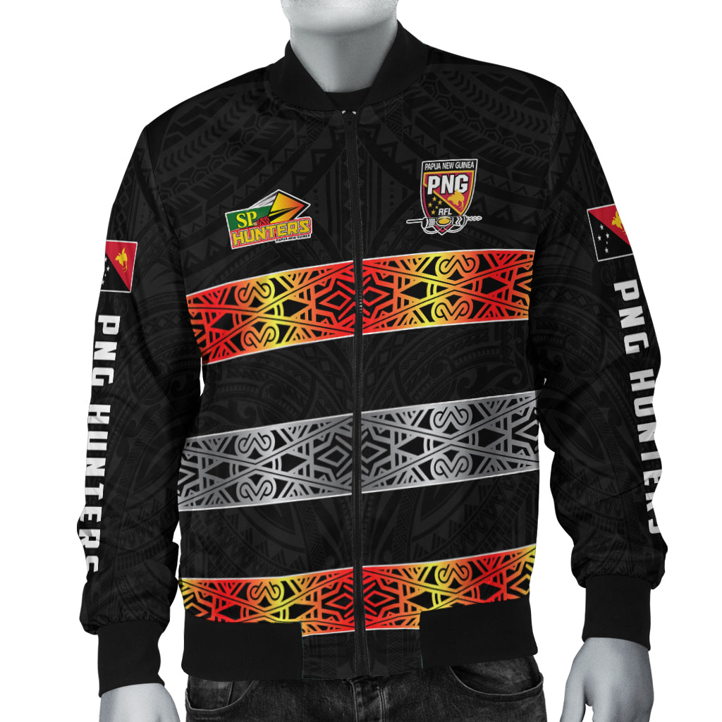 The Hunters PNG Bomber Jacket Papua New Guinea Hunters Rugby