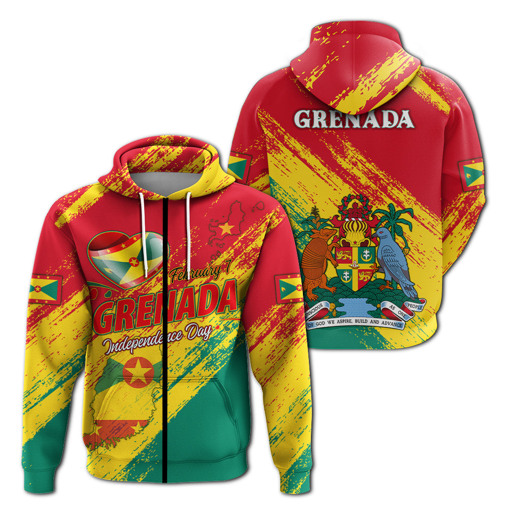Grenada Happy Independence Day Hoodie