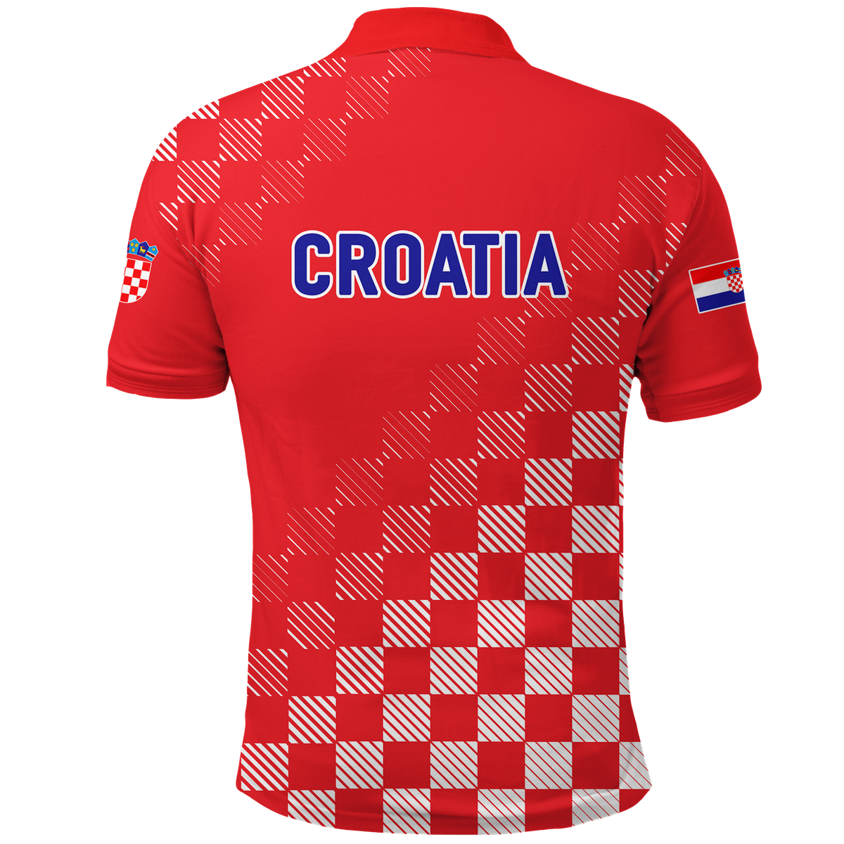 Croatia Polo Shirt Football 2022 Champions Pride Red