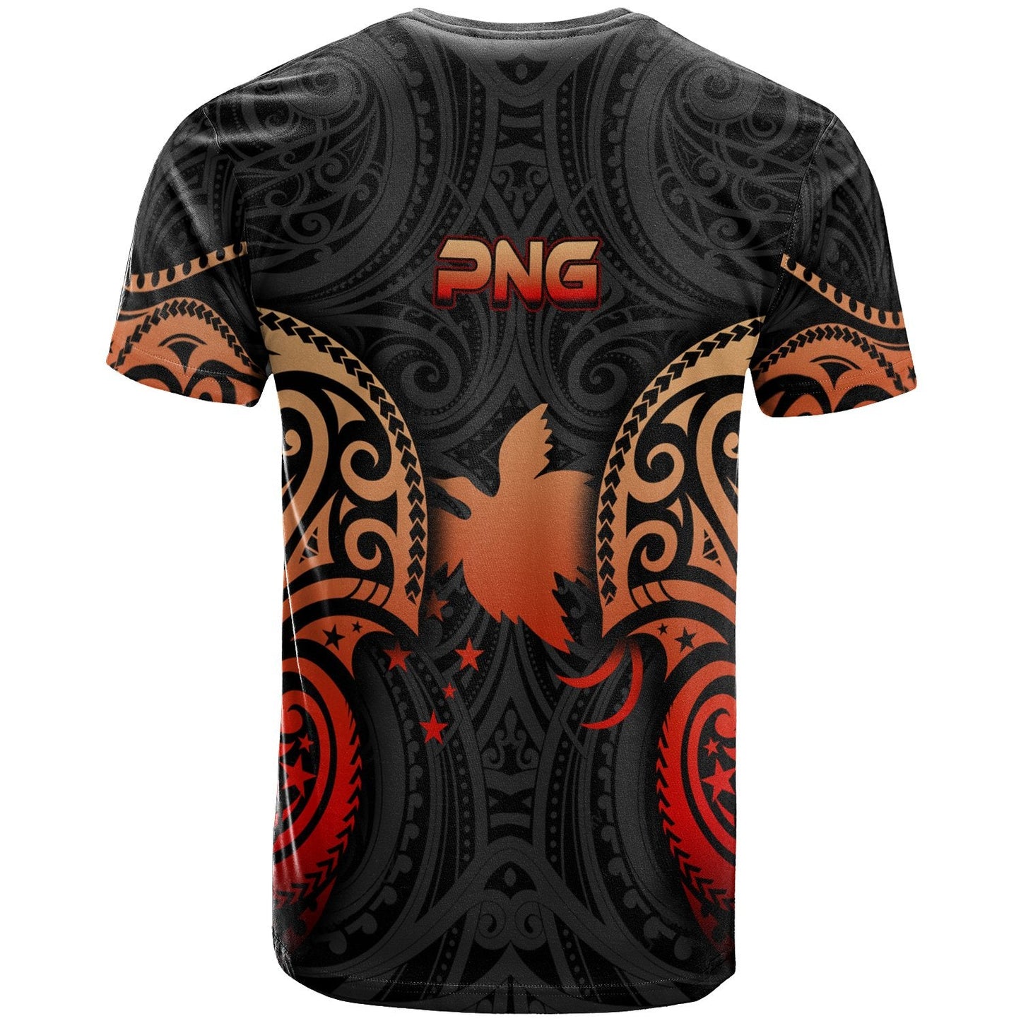Papua New Guinea Polynesian T - Shirt - Spirit Red Version