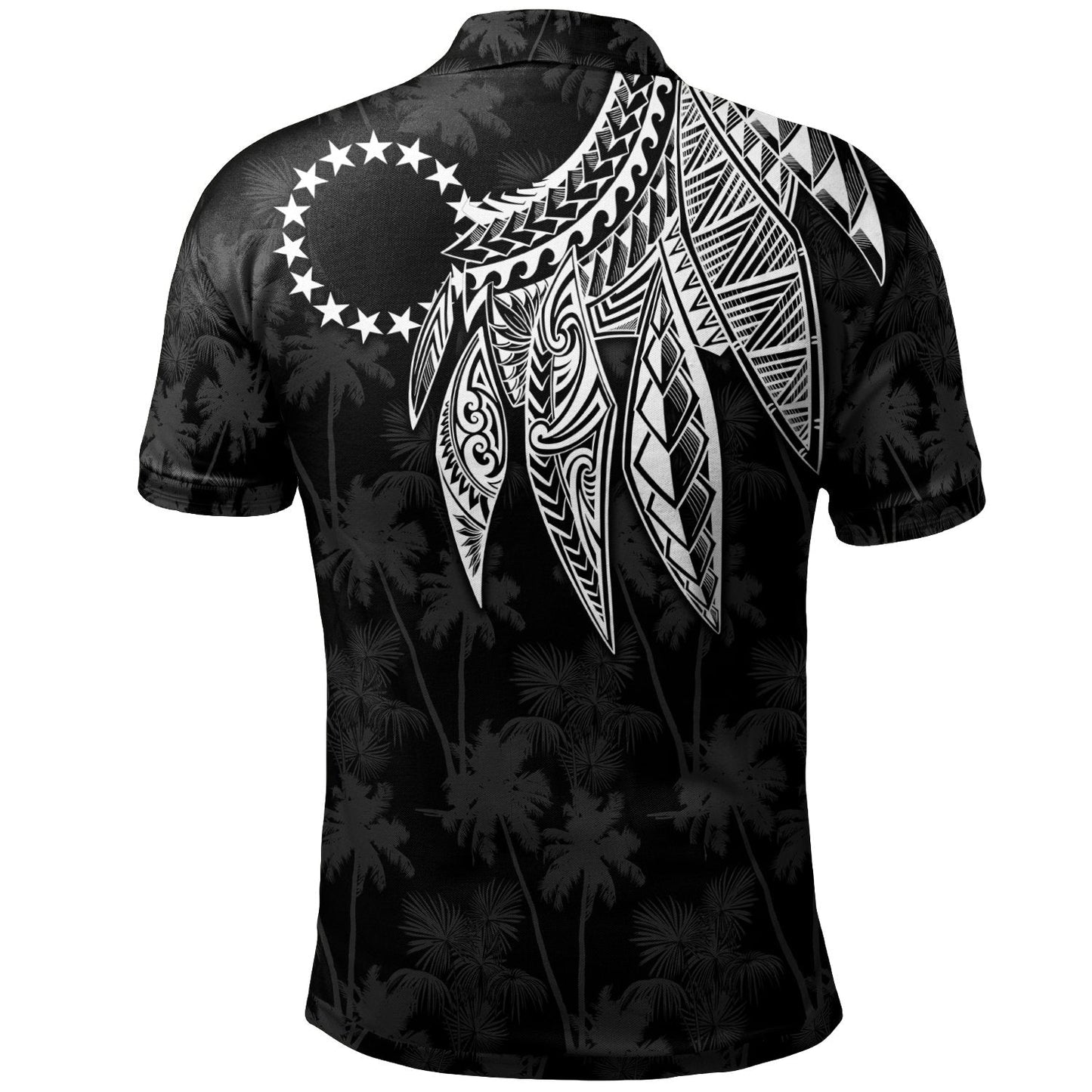 Cook Islands Polo - Polynesian Wings White