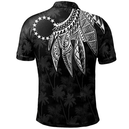 Cook Islands Polo - Polynesian Wings White