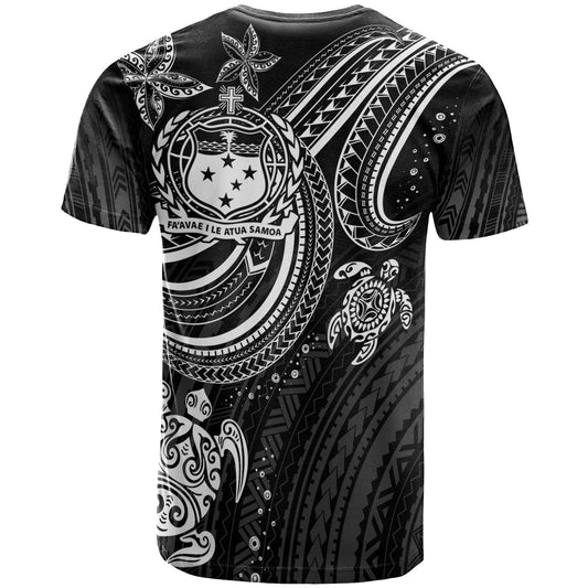 Samoa Custom Personalised T-Shirt - White Turtle