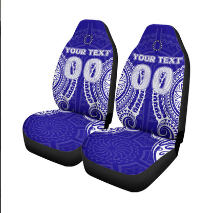 (Custom Personalised) Cook Islands Pukapuka Car Seat Covers Tribal Pattern