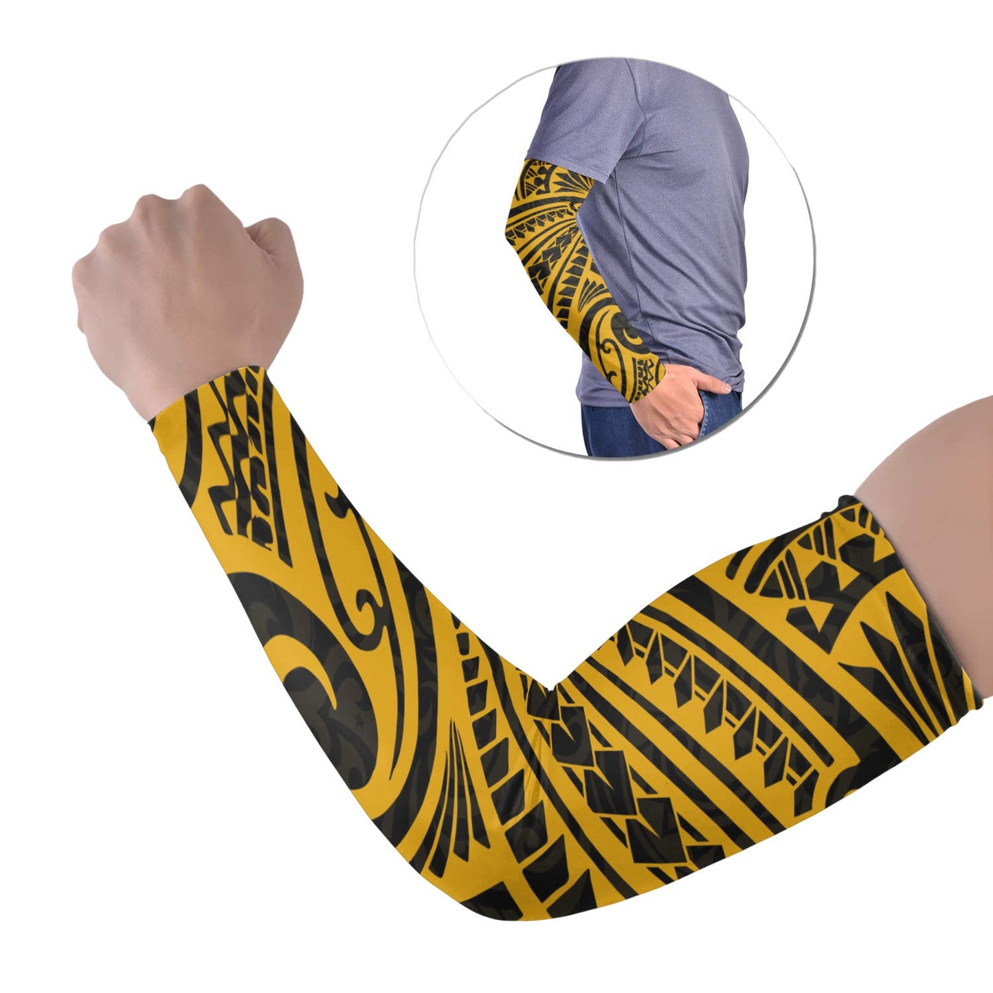 Polynesian Tribal Tattoo Arm Sleeve 43 (Set of Two) No.6