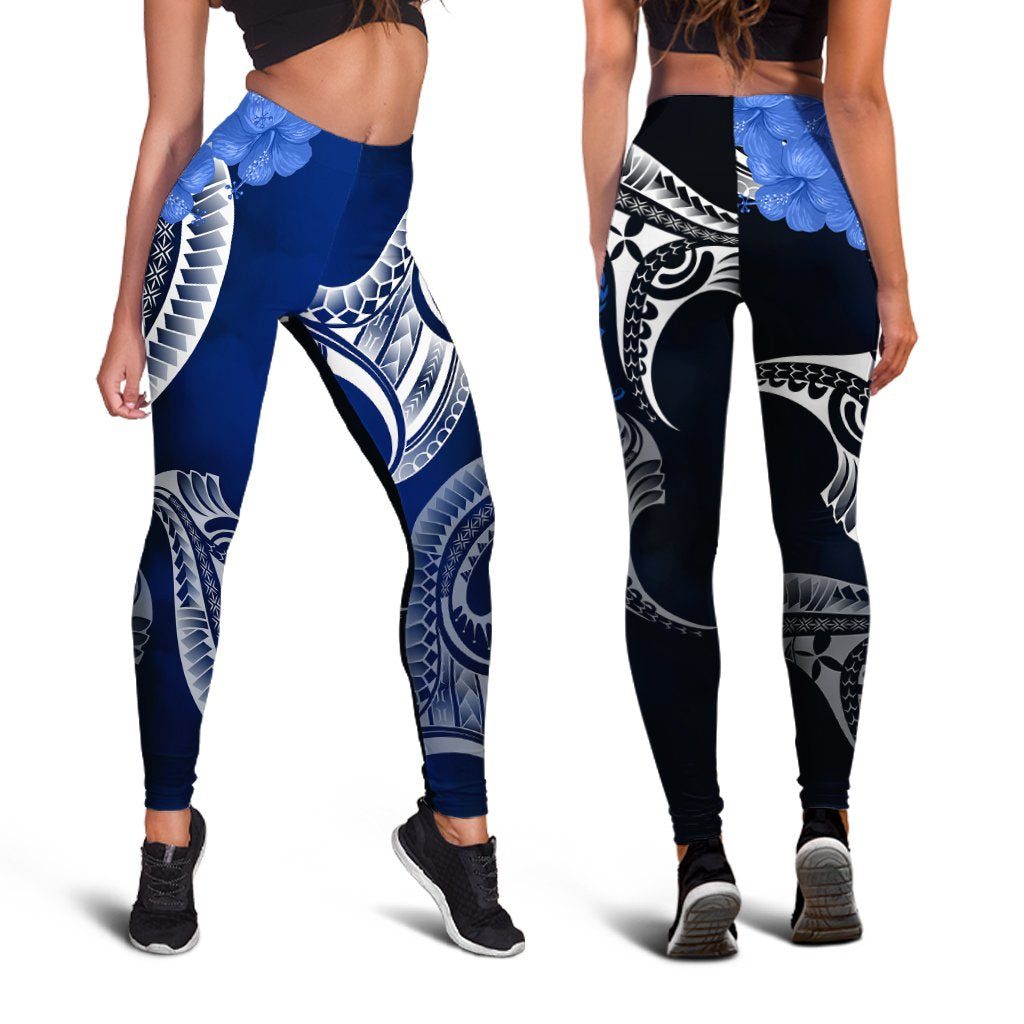 Samoa Legging - Samoa Seal Wave Style Blue