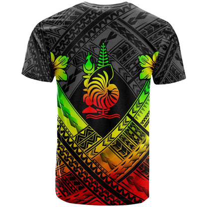 New Caledonia Polynesian T - Shirts - New Caledonia Reggae Seal Camisole Hibiscus Style