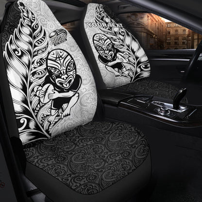 (Custom Personalised) New Zealand Maori All Black Rugby Car Seat Covers