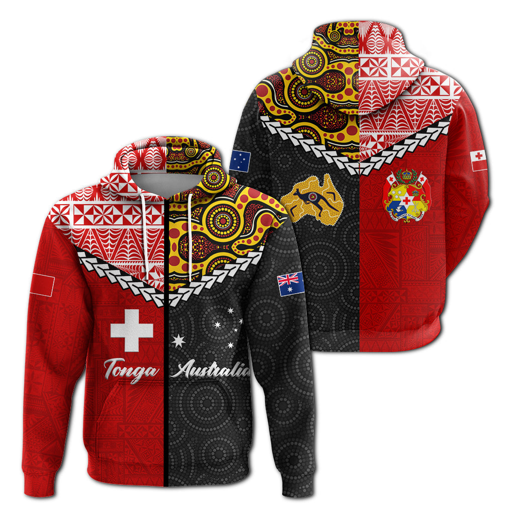Tonga Combine Australia Aboriginal Heritage Zip Hoodie