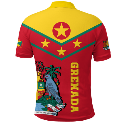 Grenada Polo Shirt Proud Grenadian