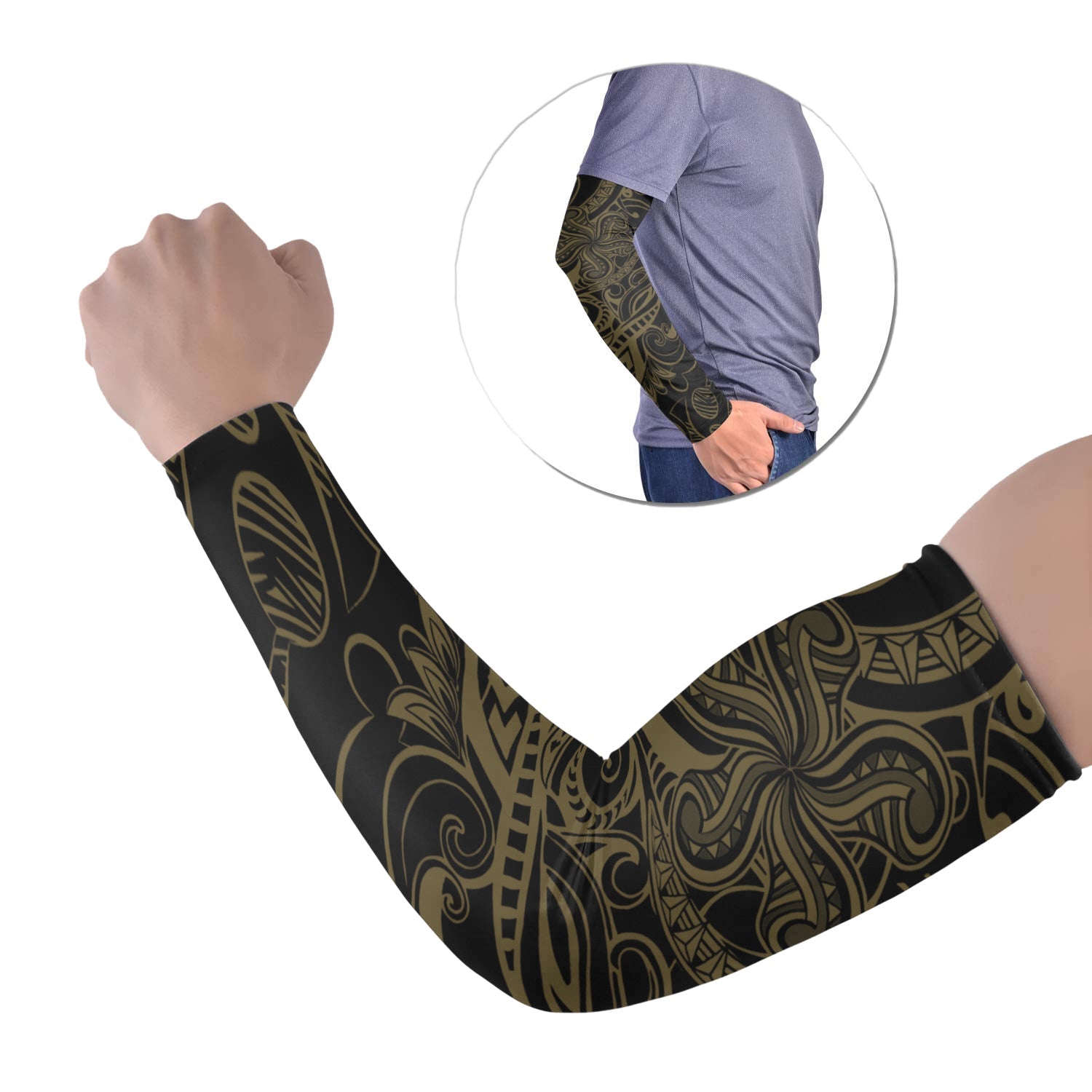 Polynesian Tattoo Arm Sleeve 43 (Set of Two) No.6
