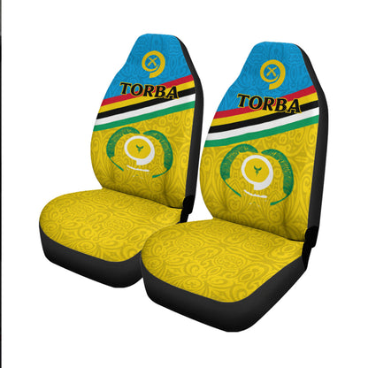 Vanuatu Torba Province Car Seat Covers Flag Style