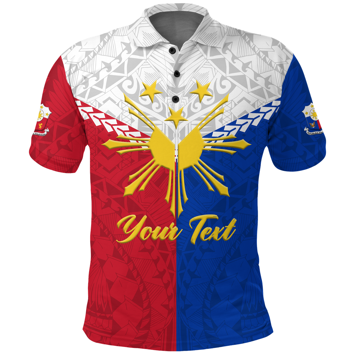 Custom Personalised The Philippines Legend Polo Shirt -
