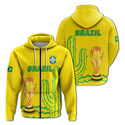 Brazil Champion Football 2022 Hoodie LT12