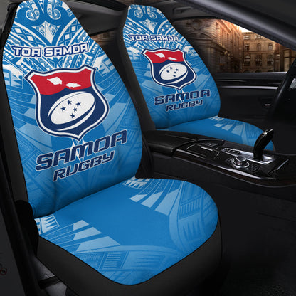 Samoa Rugby Toa Samoa Blue Style Car Seat Covers