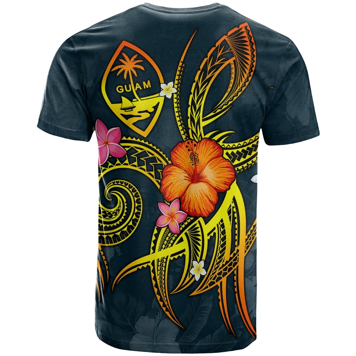 Guam Polynesian Personalised T - Shirt - Legend Of Guam Blue