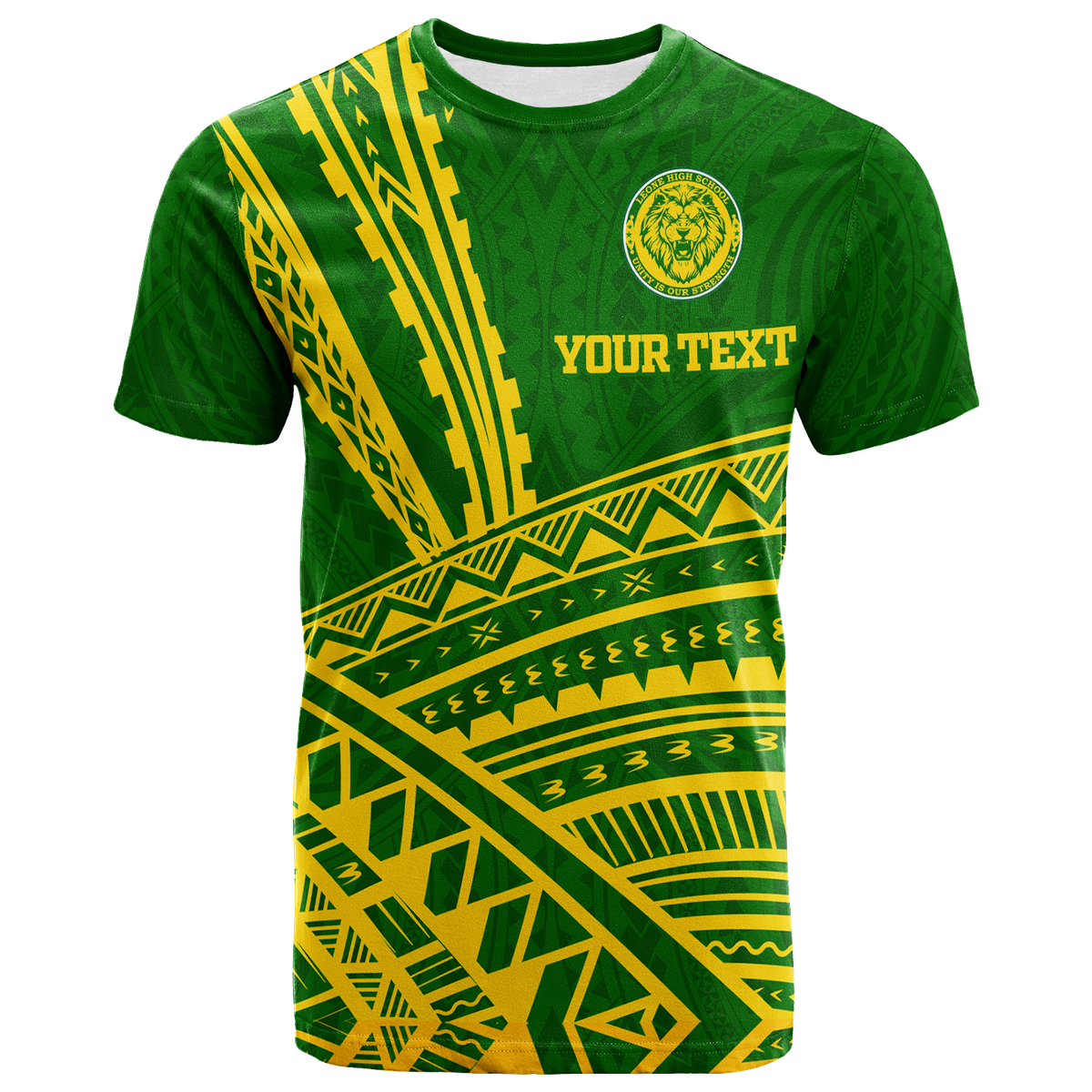 Custom Personalised Leone High School Pride T - Shirt -