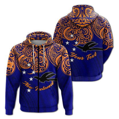 Custom Papua New Guinea New Ireland Pride Zip Hoodie LT12