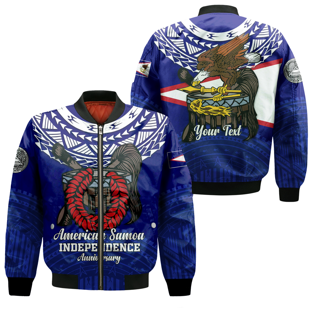 Custom American Samoa Independence Anniversary Pride Bomber Jacket