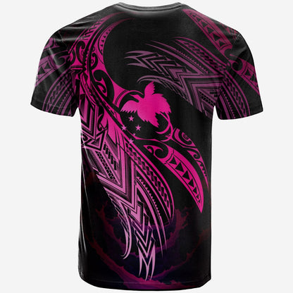 Papua New Guinea Polynesian T - Shirt - Papua New Guinea Legend Pink Version