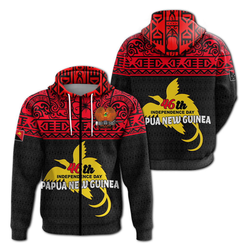 Papua New Guinea Independence Day Zip Up Hoodie