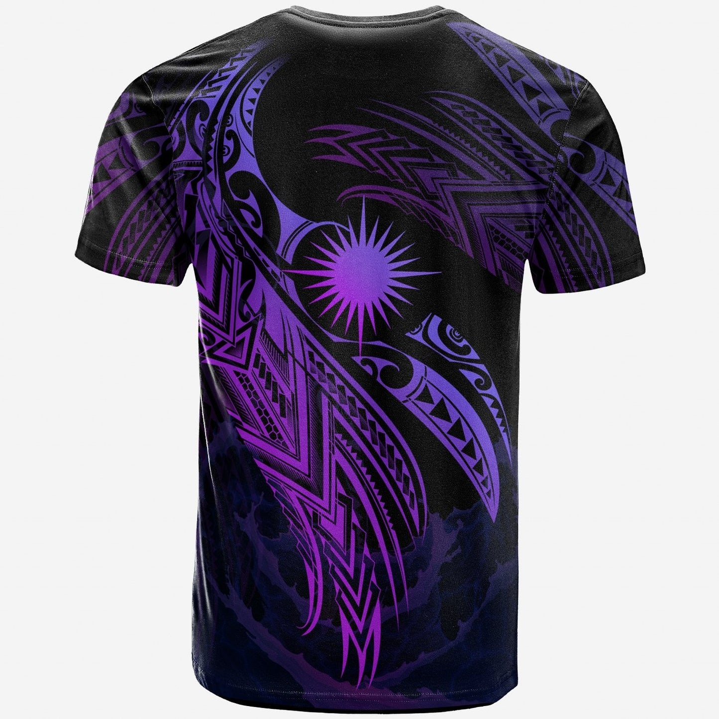 Marshall Islands Polynesian T Shirt Marshall Islands Legend Purple Version