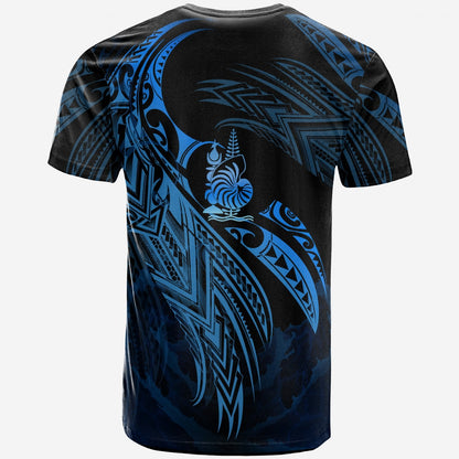 New Caledonia Polynesian T Shirt New Caledonia Legend Blue Version