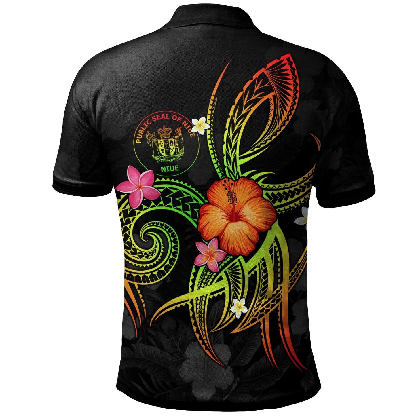 Niue Polynesian Personalised Polo Shirt - Legend of Niue Reggae