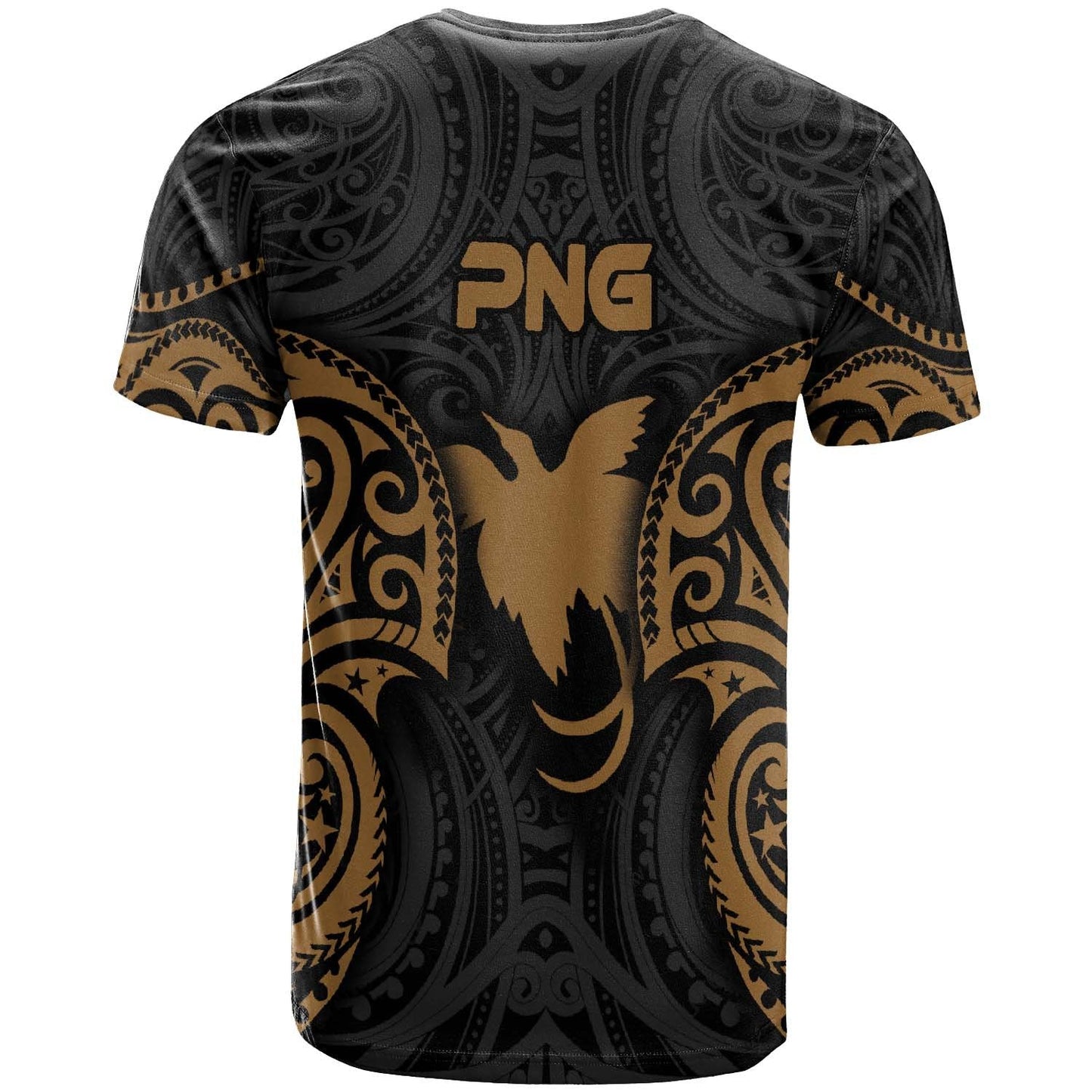 Papua New Guinea Polynesian T - Shirt - Png Spirit Gold