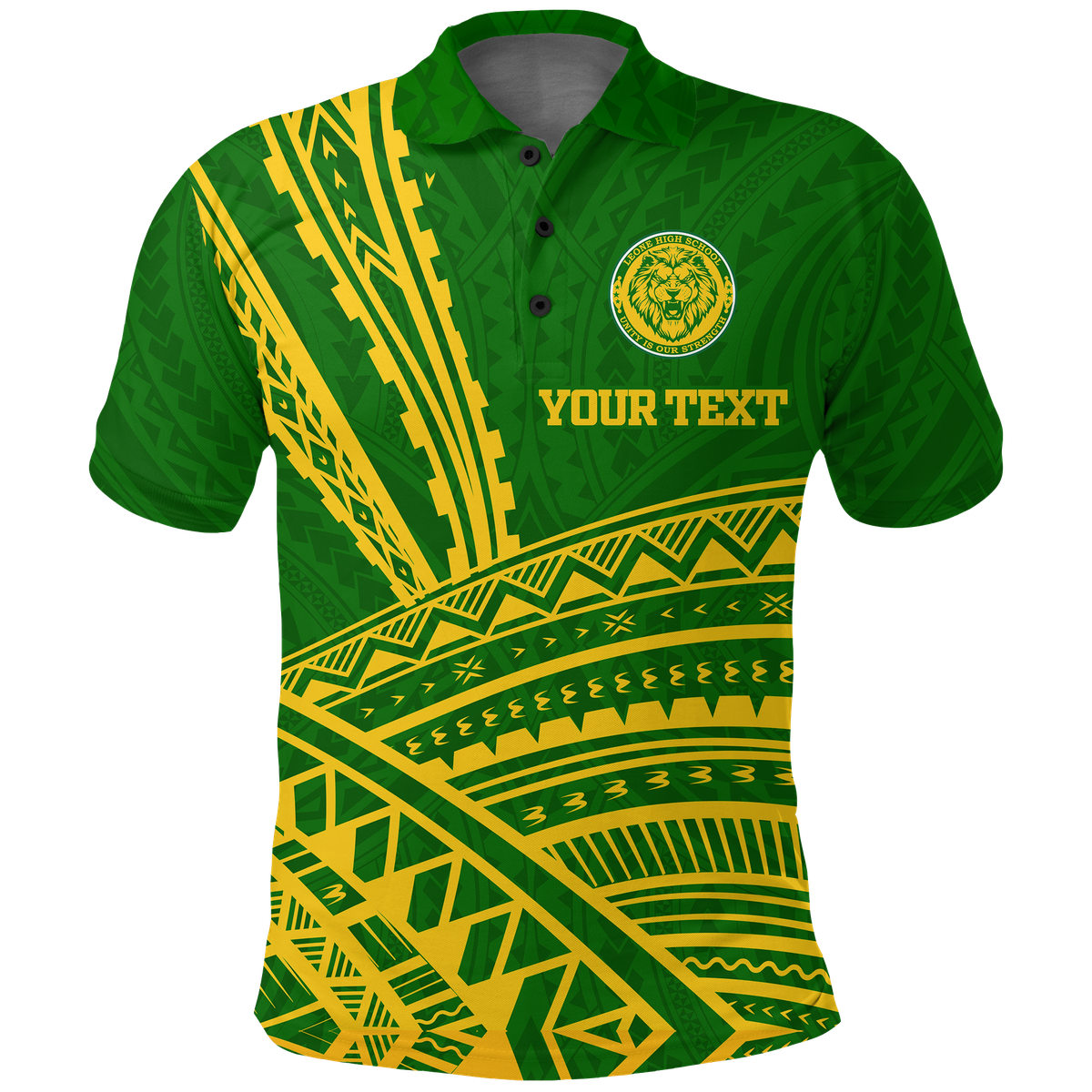 Custom Personalised Leone High School Pride Polo Shirt -
