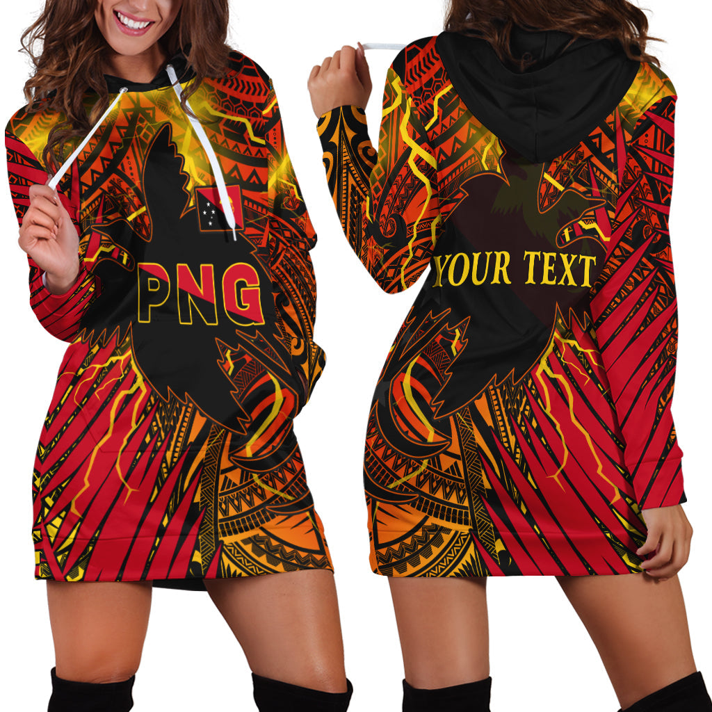 Custom Personalised Papua New Guinea Hoodie Dress Style Stalwart Polynesian