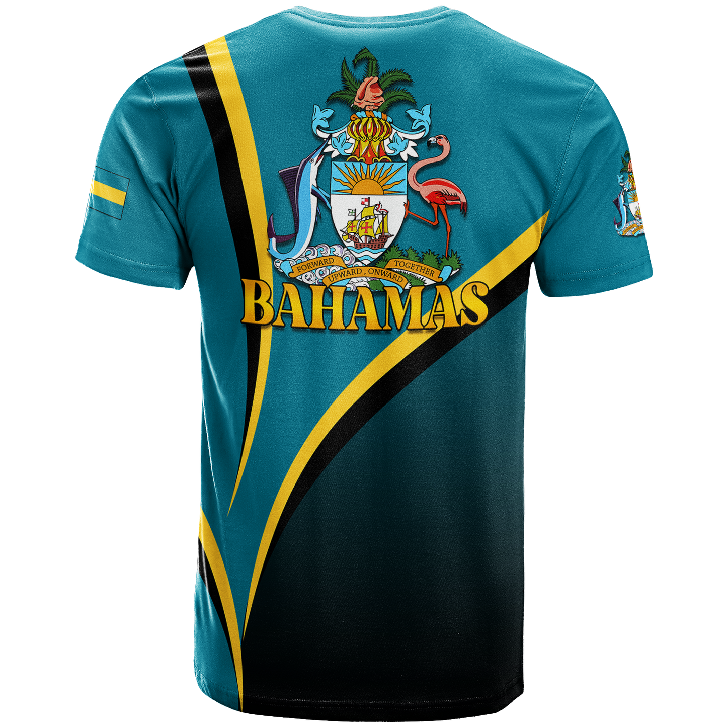 The Bahamas 49th Anniversary Independence Day Blue Marlin T Shirt