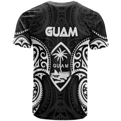 Guam Polynesian T Shirt Guam Spirit White
