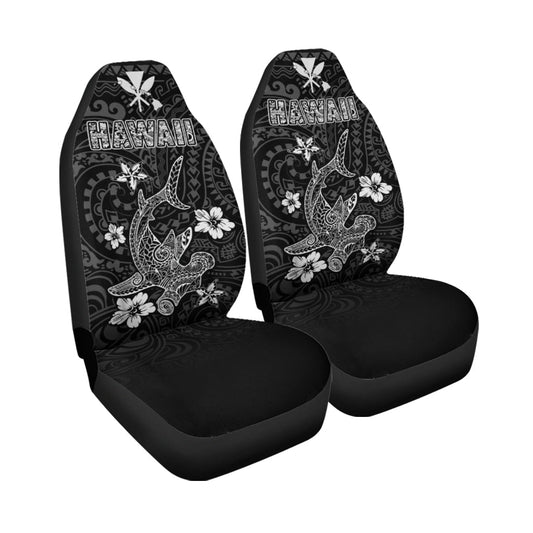 Hawaii Hammerhead Shark Hibiscus Hawaii Pattern Car Seat Covers