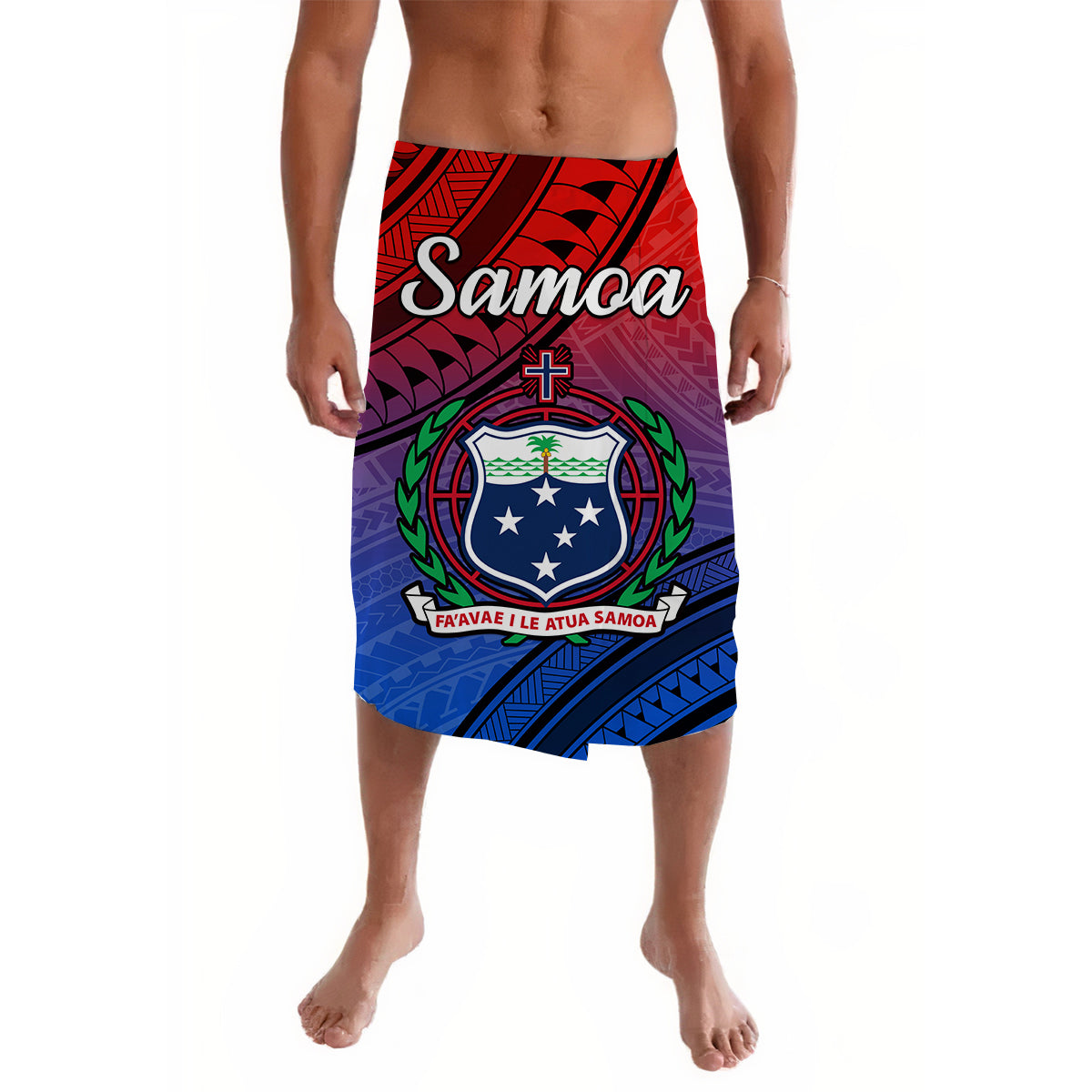 Samoa Lavalava Style Gradient Sporty Original