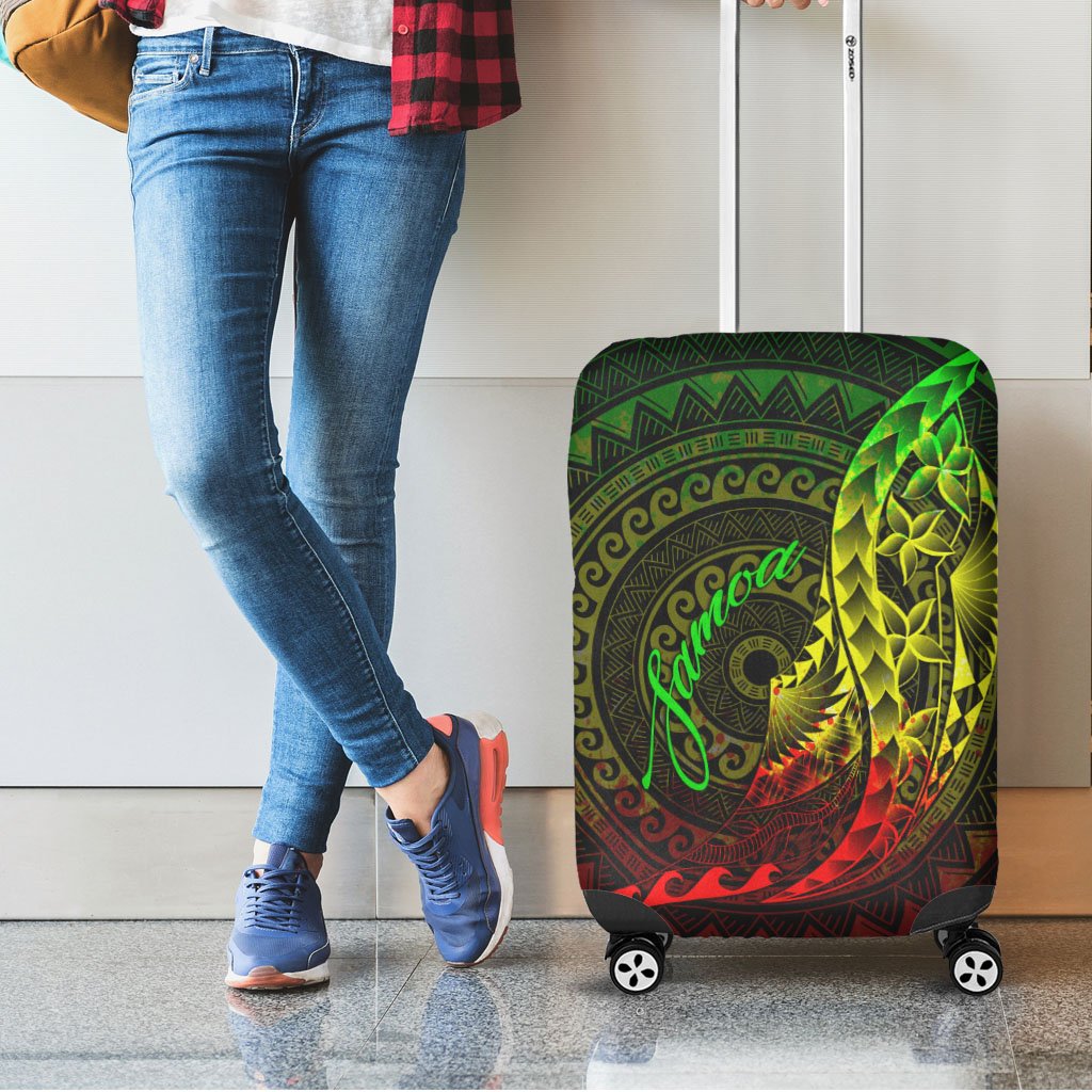 Samoa Luggage Covers Polynesian Pattern Style Reggae Color